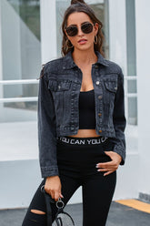 Chaqueta vaquera lavada combinable